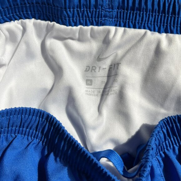 NEW Nike Girl's Standard Fit Blue Running Shorts Size XL - Picture 5 of 8